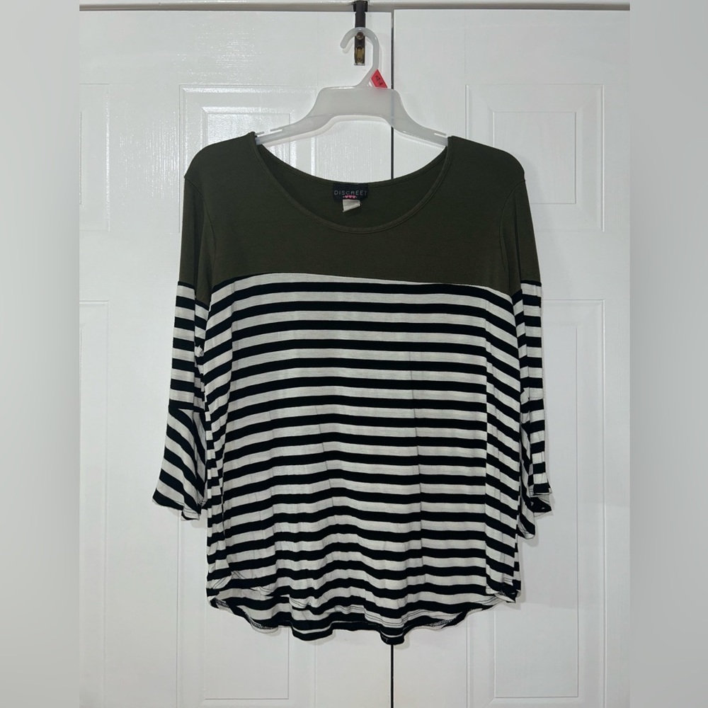 Striped Dressy Long Sleeve